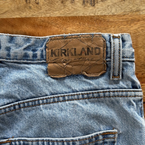 Vintage straight leg Kirkland signature soft faded blue jeans size 4/6 - Picture 9 of 15